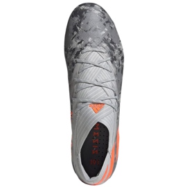 Chaussures de football Adidas Nemeziz 19.1 Fg M EF8281 rouge gris 1 Chaussures de football Adidas Nemeziz 19.1 Fg M EF8281 rouge gris 1