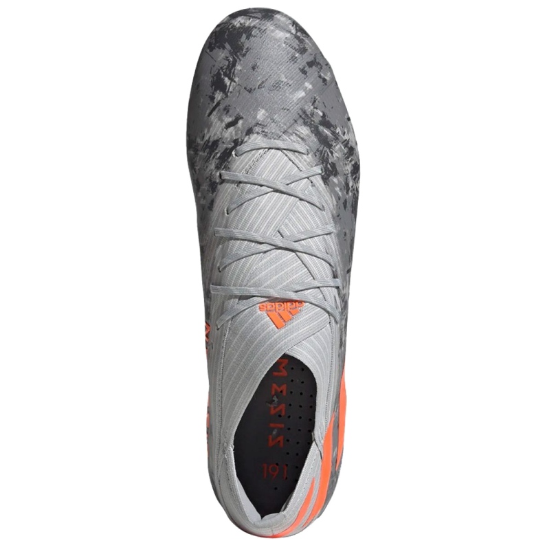 Chaussures de football Adidas Nemeziz 19.1 Fg M EF8281 rouge gris 1 Chaussures de football Adidas Nemeziz 19.1 Fg M EF8281 rouge gris 1