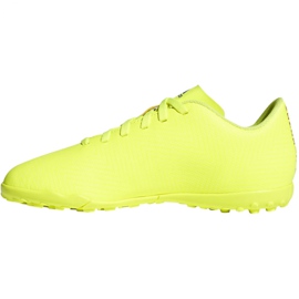 Chaussures de foot Adidas Nemeziz 18.4 Tf Jr CM8522 jaune jaune 2