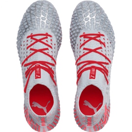 Chaussures de foot Puma Future 4.1 Netfit Fg Ag M 105579 01 multicolore gris 1