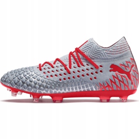 Chaussures de foot Puma Future 4.1 Netfit Fg Ag M 105579 01 multicolore gris 2