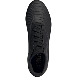 Chaussures de foot Adidas Predator 19.3 Fg M F35594 noir noir 2
