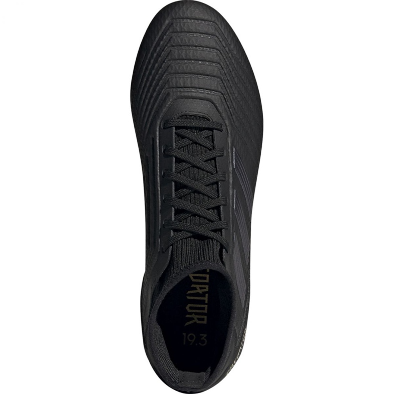 Chaussures de foot Adidas Predator 19.3 Fg M F35594 noir noir 2