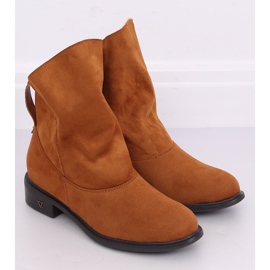 Boots à tige volantée camel 6672 Camel brun 1