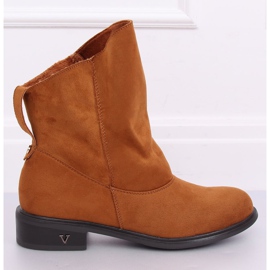 Boots à tige volantée camel 6672 Camel brun 2