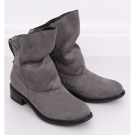 Bottes grises à tige froissée 6672 Gris 1