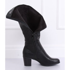 Bottines à talons noires classiques BM-9090 Noir le noir 3
