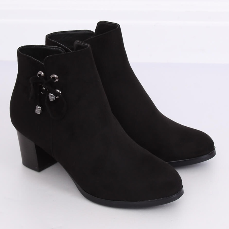 Bottes sur un talon confortable noir CK55 Black 2