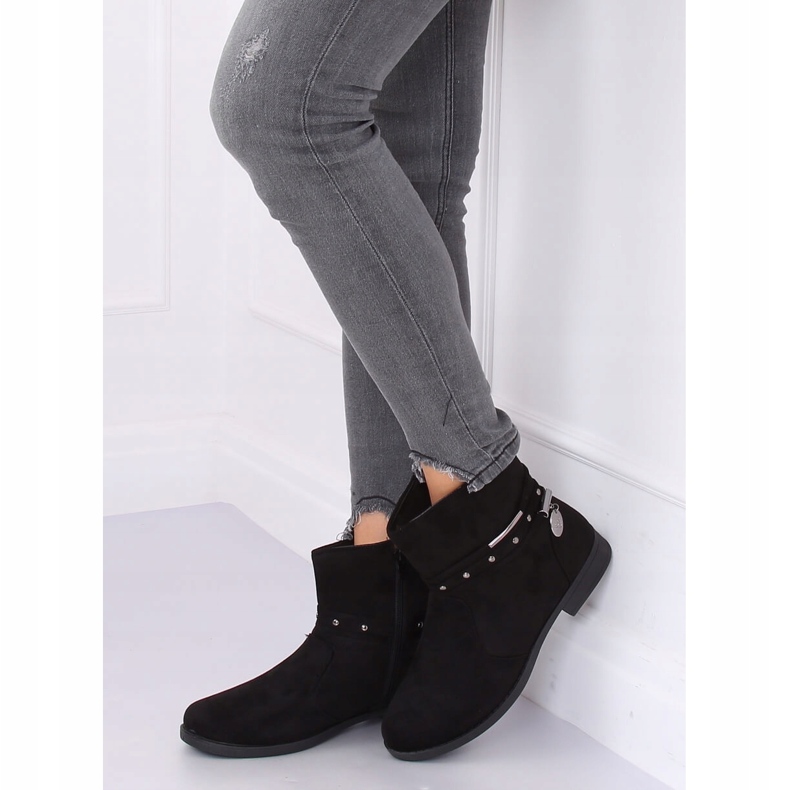 Bottes femme noires JC-255 Noir 1