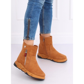 Bottes dans un style camel sportif SJ1938 Camel brun 5