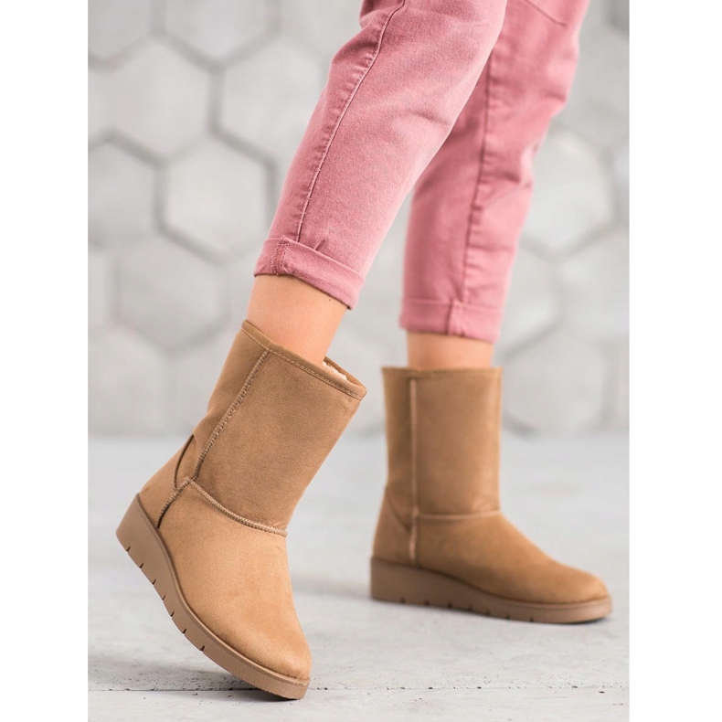 Kylie Haut Mukluki brun 1