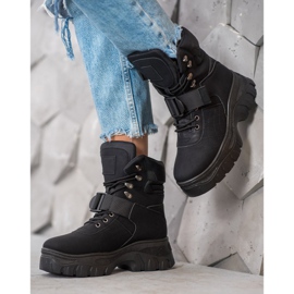 Seastar Bottes de mode chaudes le noir 1