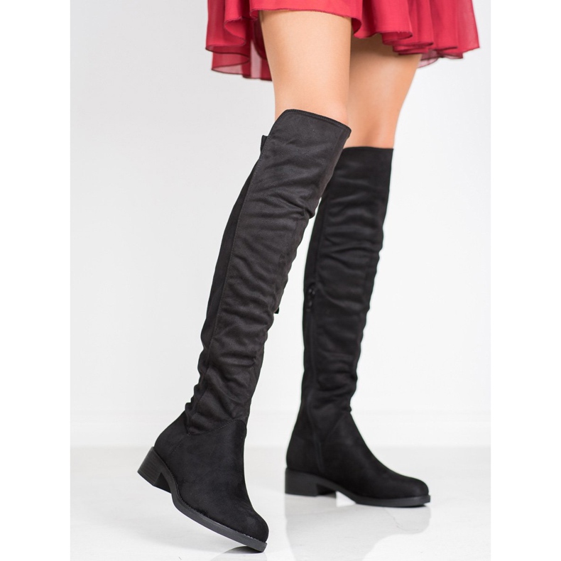 Seastar Bottes noires au-dessus du genou 2
