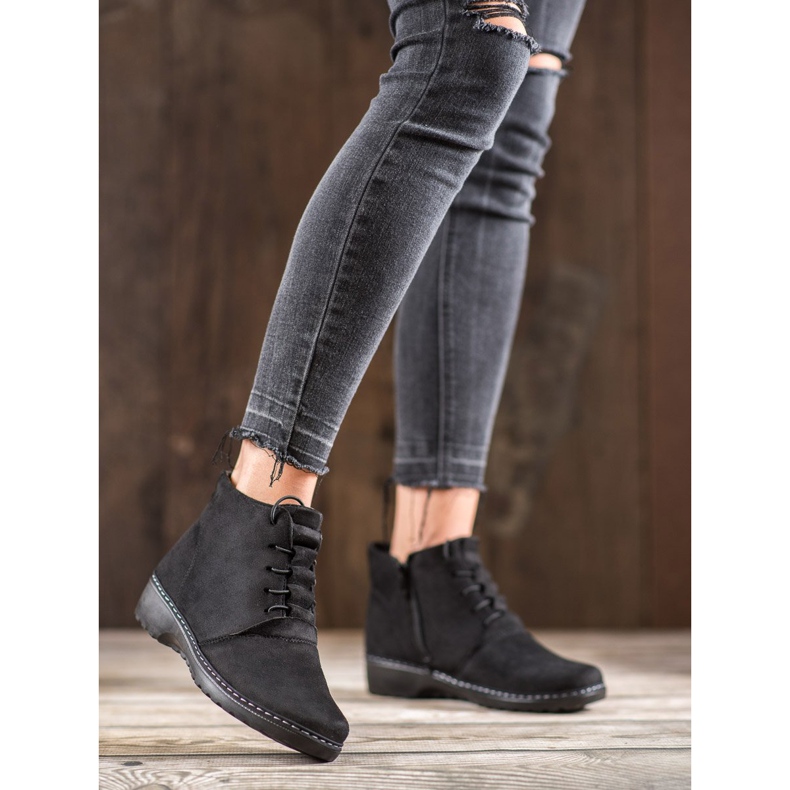 CABIN Bottes confortables le noir 2