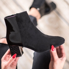 SHELOVET Bottes à la mode sur le poste noir 1