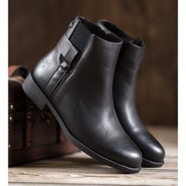 Gogo Bottines en cuir écologique noir le noir 1 Gogo Bottines en cuir écologique noir le noir 1