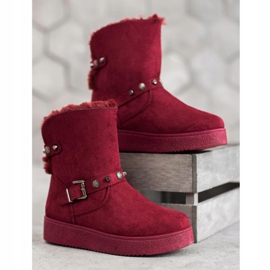 SHELOVET Mukluki avec jets rouge 2 SHELOVET Mukluki avec jets rouge 2