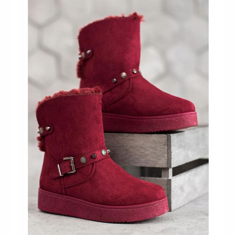 SHELOVET Mukluki avec jets rouge 2 SHELOVET Mukluki avec jets rouge 2