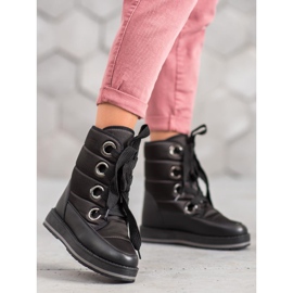 Muto Bottes de neige sur la plate-forme noir 1