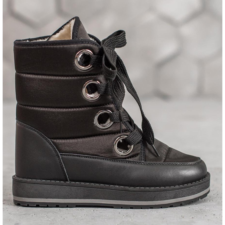 Muto Bottes de neige sur la plate-forme noir 2
