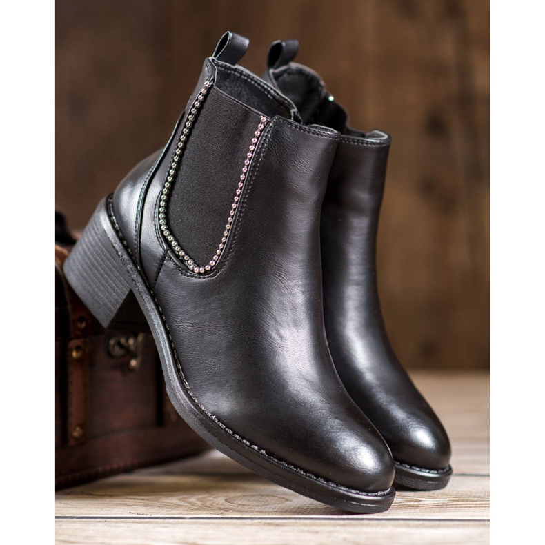 Small Swan Bottes noires le noir 1