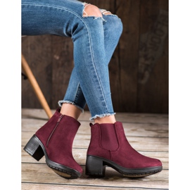 CABIN Bottes classiques rouge 4