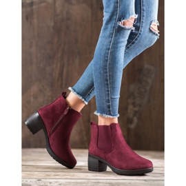 CABIN Bottes classiques rouge 2