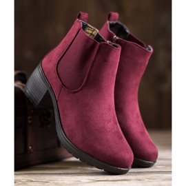 CABIN Bottes classiques rouge 5
