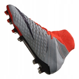 Nike Wmns Hypervenom Phantom 3 Df Fg M 881545-058 chaussures de football multicolore rouge 1