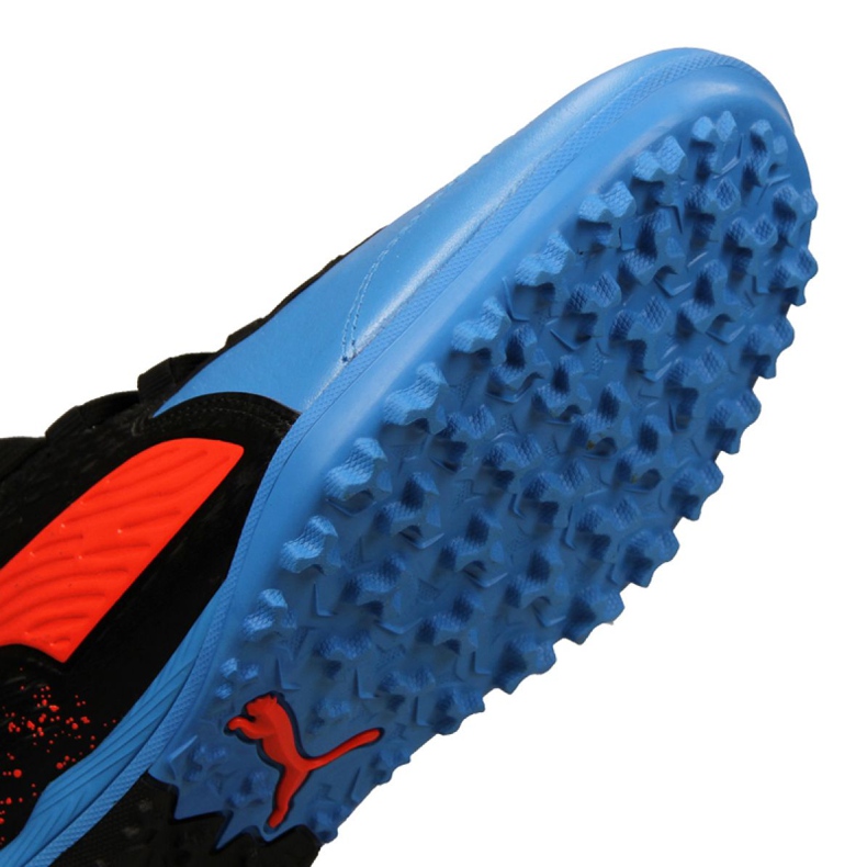 Chaussures de foot Puma One 19.3 Lth Tt Tr M 105489-01 multicolore le noir 2