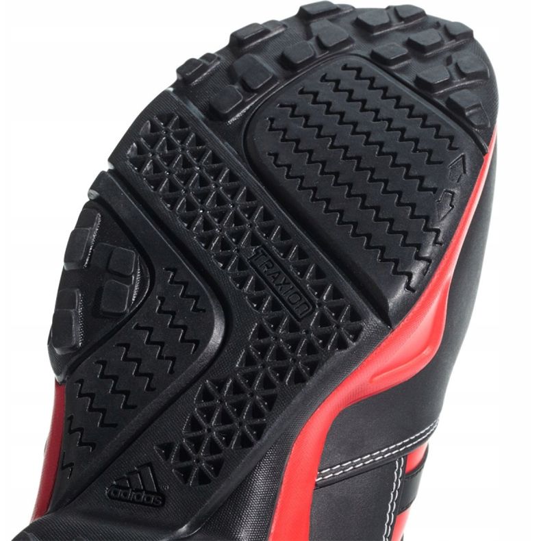Chaussures de trekking adidas Terrex Hydro Lace M CQ1755 le noir rouge 2