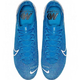 Nike Mercurial Vapor 13 Elite Fg M AQ4176 414 chaussures de football multicolore bleu 1