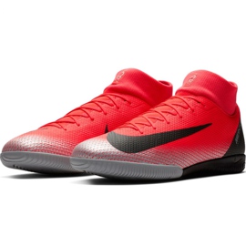 Nike Mercurial Superfly X 6 Academy CR7 Ic M AJ3567 600 chaussures de football multicolore rouge 3