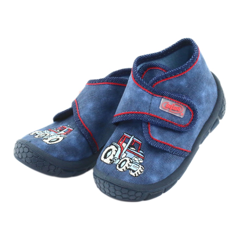 Chaussures enfant Befado 529P027 rouge bleu marin 3