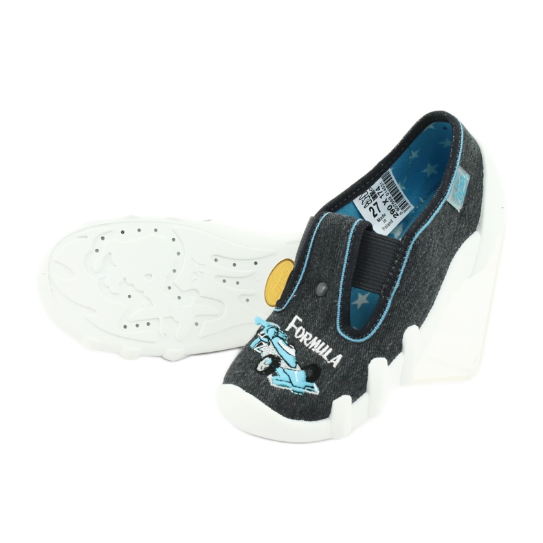 Chaussures enfant Befado 290X174 bleu gris 4