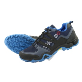 Baskets noires Atletico 8003 bleu marine 4