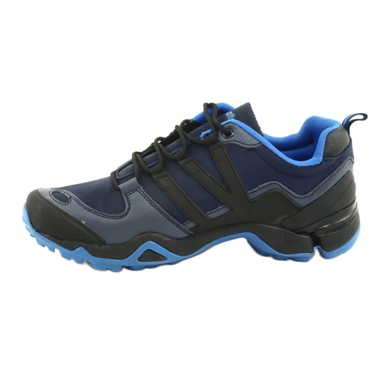Baskets noires Atletico 8003 bleu marine 2
