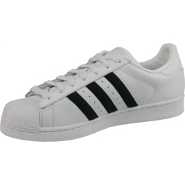 Chaussures Adidas Superstar M CM8073 blanche 1