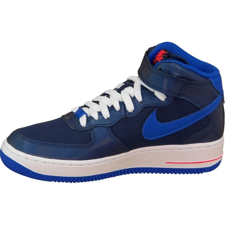 Nike Air Force 1 Mid Gs W 314195-412 chaussures bleu marine 1