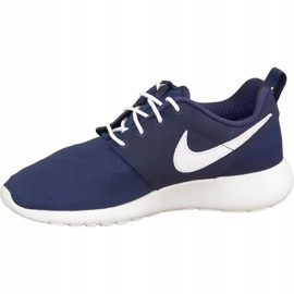 Nike Roshe One Gs W 599728-416 chaussures blanc bleu marine 1