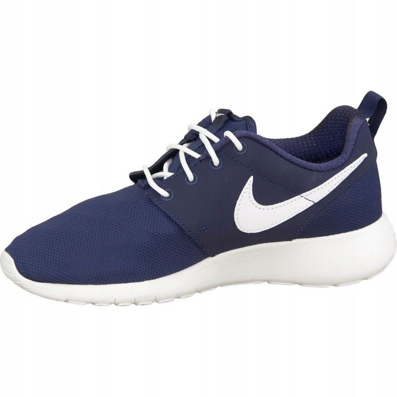 Nike Roshe One Gs W 599728-416 chaussures blanche bleu marin 1 Nike Roshe One Gs W 599728-416 chaussures blanche bleu marin 1