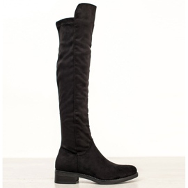 Seastar Bottes noires au-dessus du genou 1