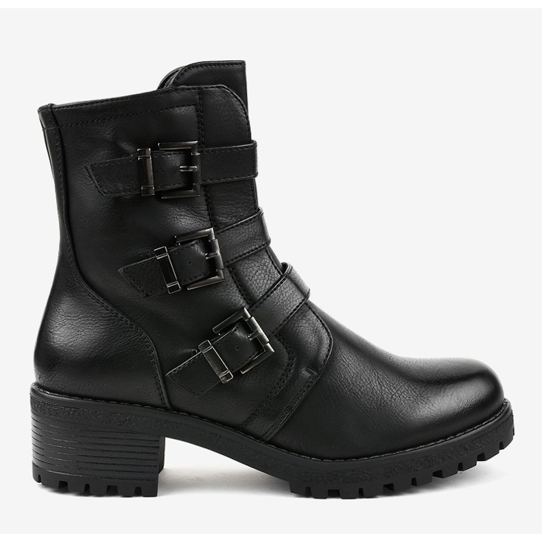 Bottes hautes isolantes noires décorées 2012 2