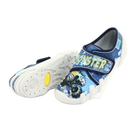 Chaussures enfant Befado 273X271 bleu marine bleu jaune 5