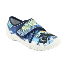 Chaussures enfant Befado 273X271 bleu marine bleu jaune 1