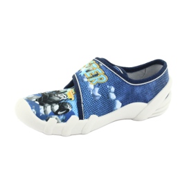 Chaussures enfant Befado 273X271 bleu marin bleu jaune 2