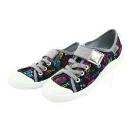 Chaussures pour enfants Befado 251Y137 le noir bleu rose gris jaune 3