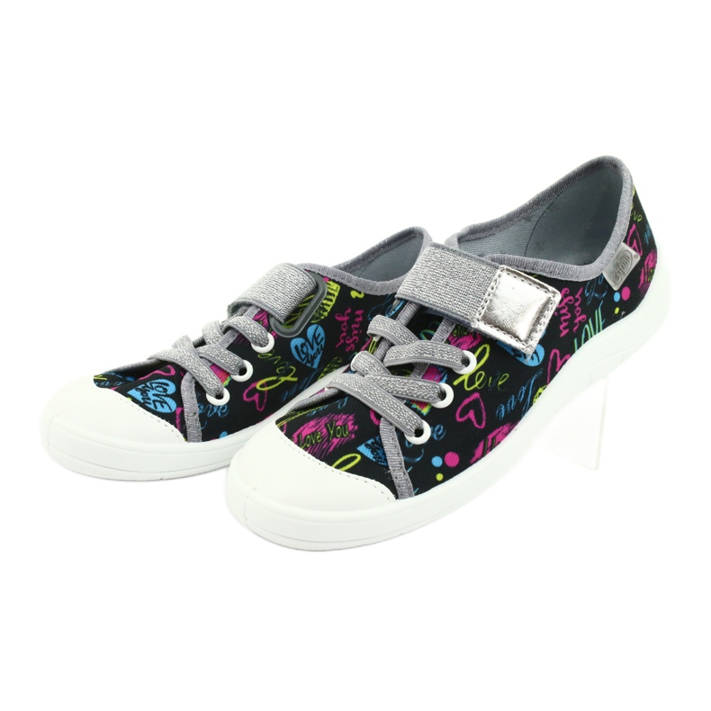 Chaussures pour enfants Befado 251Y137 le noir bleu rose gris jaune 3