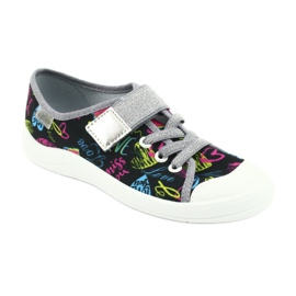 Chaussures pour enfants Befado 251Y137 noir bleu rose gris jaune 1