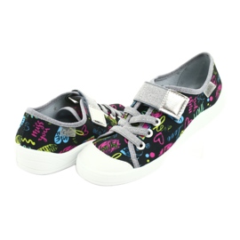 Chaussures pour enfants Befado 251Y137 noir bleu rose gris jaune 4
